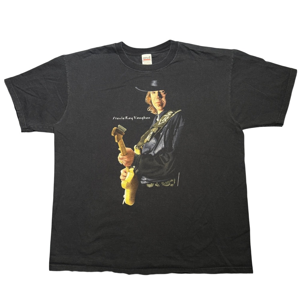 Vintage Stevie Ray Vaughan 2004 T-Shirt Black XL